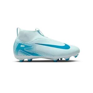 Youth Jr. Zoom Superfly 10 Academy FGMG Soccer Cleat - Blue Fury/White - Regular (M)