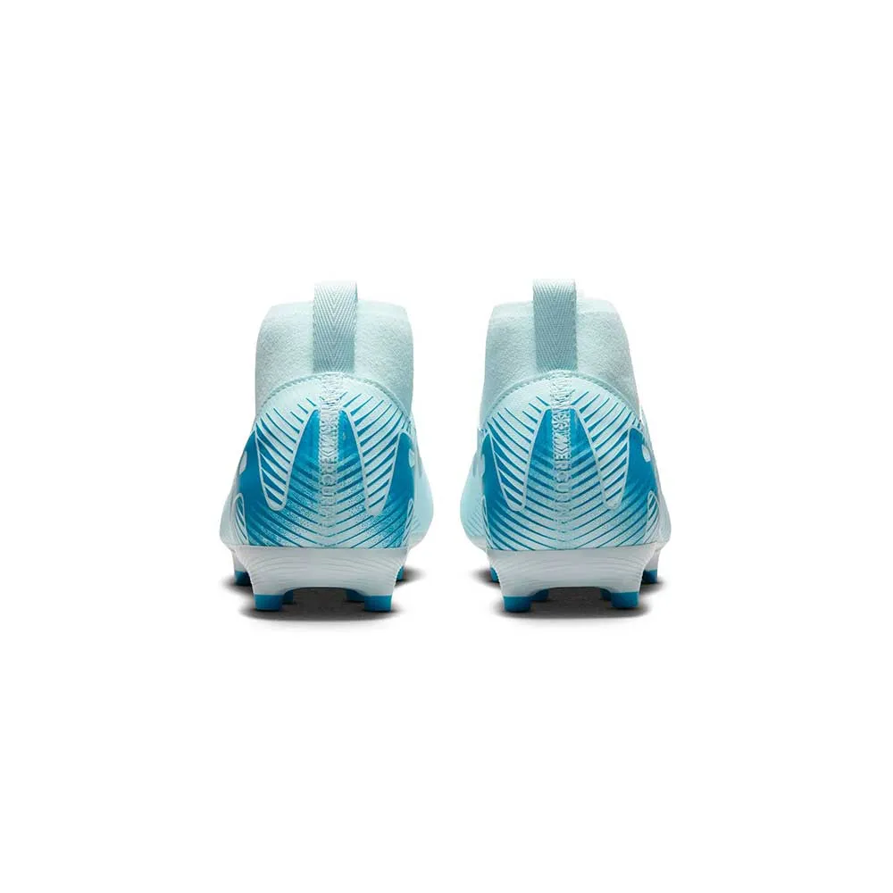 Youth Jr. Zoom Superfly 10 Academy FGMG Soccer Cleat - Blue Fury/White - Regular (M)